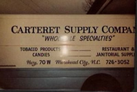 carteret supply company sign