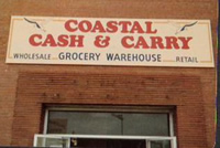 coastal cash and carry sign 2