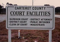 carteret county court facilities sign