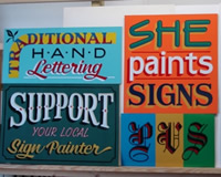 Hand painted signs gallery