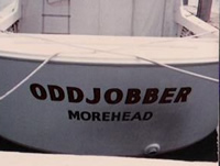 Oddjobber boat lettering