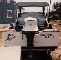 Sea Minor boat lettering