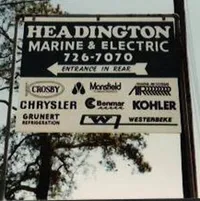 Headington Marine and Electric sign