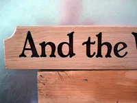 and the sign detail