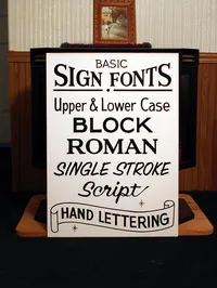 basic sign fonts