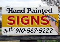 hand painted signs sign