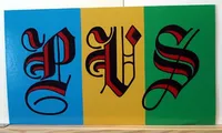 pre vinyl society sign