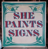 she paints signs 2