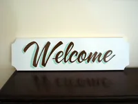 welcome sign