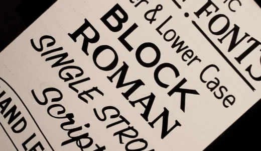 Lettering styles